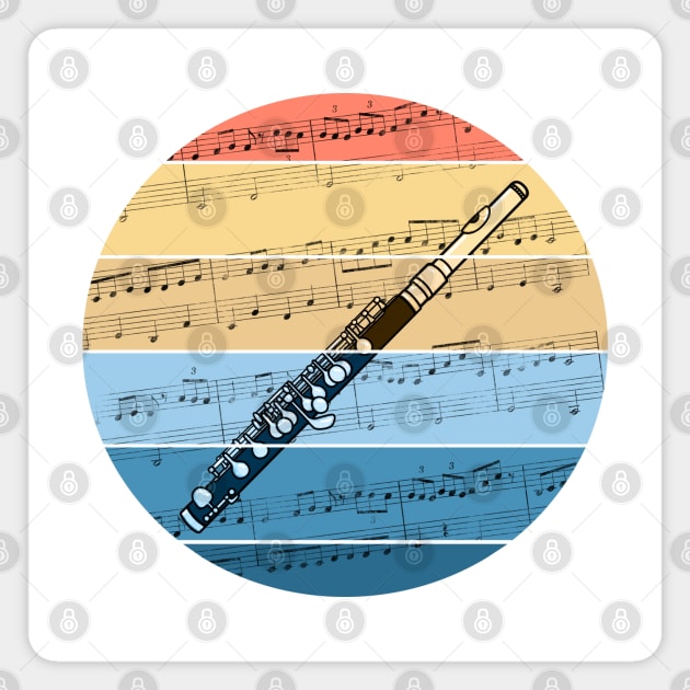 Piccolo Music Notation Piccoloist Summer Festival Magnet by doodlerob